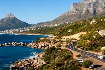 Conducido por mismo en la ruta de los jardines